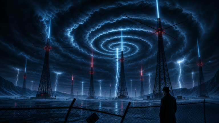 HAARP: 180 Antenas Apontadas pro Céu e Zero Respostas Apontadas pra Você