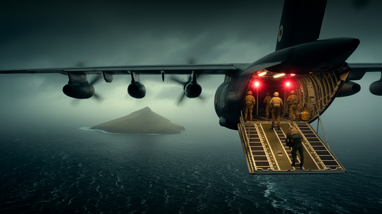 Operação Tristan da Cunha: o salto inédito da RAF sobre o arquipélago mais remoto do mundo