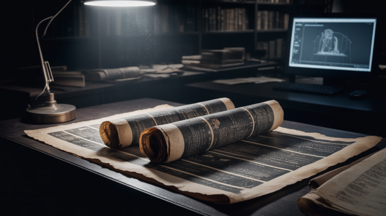 A Biblioteca que o Vulcão Não Conseguiu Apagar: Como a IA Está Lendo os Rolos de Herculano
